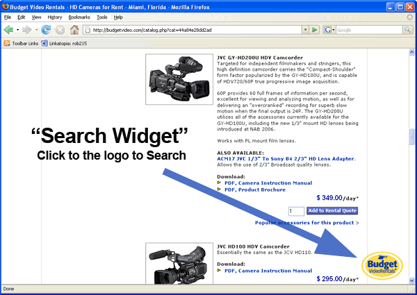 BudgetVideo.com 
          Search Widget